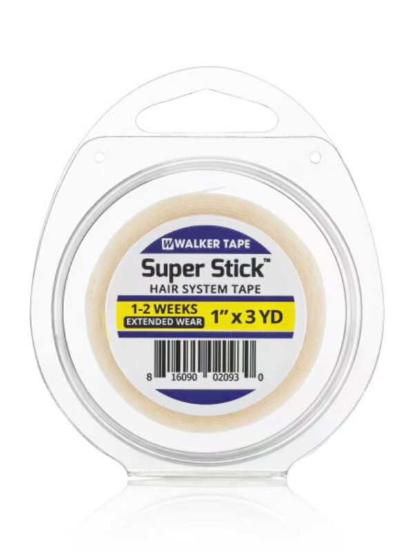 Walker Tape Super Stick Adhesive Tape 1" x 3 Yards Roll