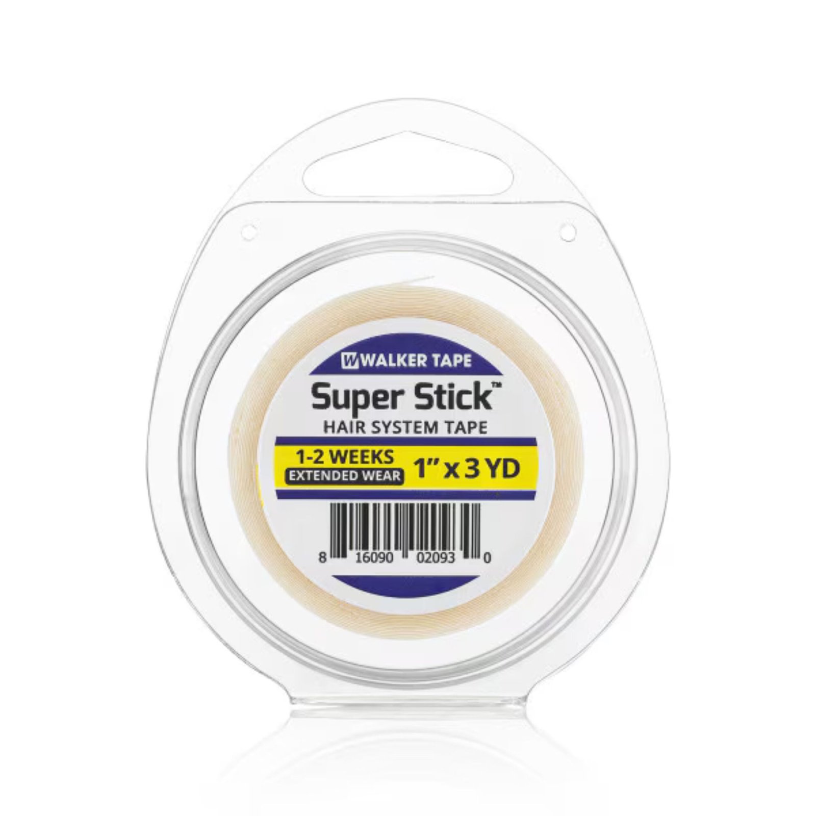 Walker Tape Super Stick Adhesive Tape 1" x 3 Yards Roll