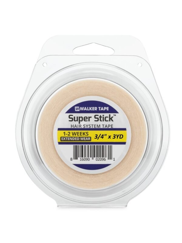 Walker Tape Super Stick Double-Sided Lace Wig Tape 3/4" x 3 Yards Roll