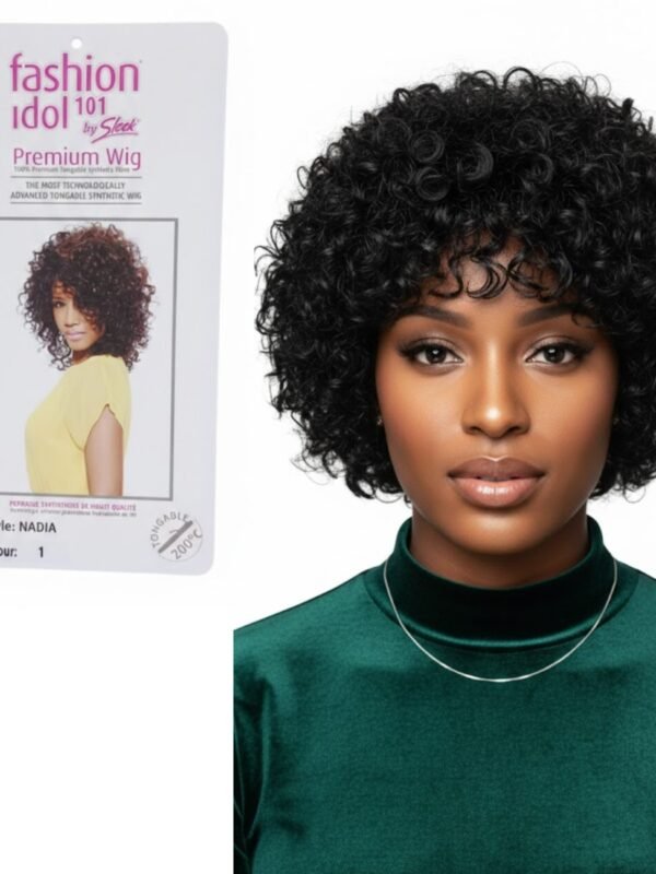 Sleek Fashion Idol Synthetic Wig Nadia Black