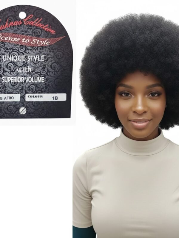 Kuknus Collection Style Wig Afro Color 1B