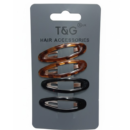 T&G Collection 4-Piece Snap Hair Clips