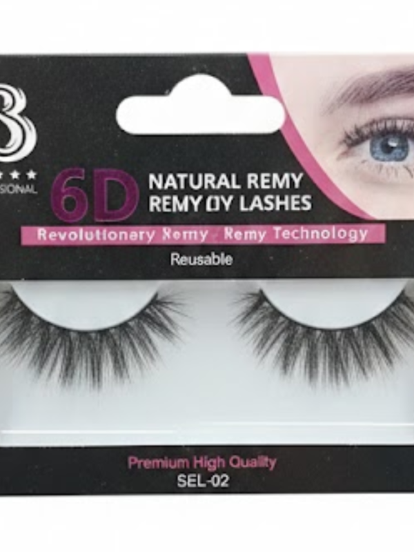 B Professional 6D Natural Remy Lashes SEL-02