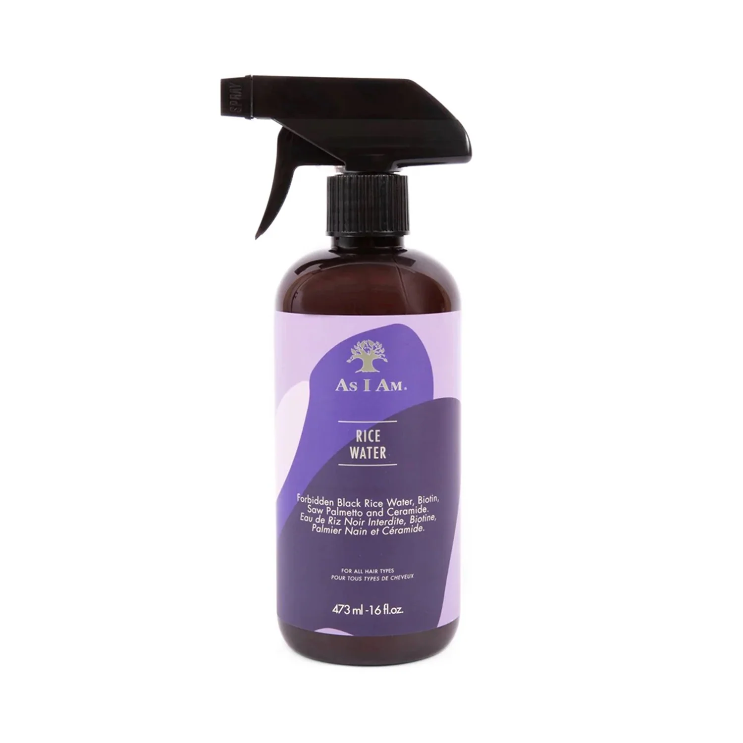 As I Am Rice Water Spray 16oz | Strengthening & Moisturizing Hair Spray