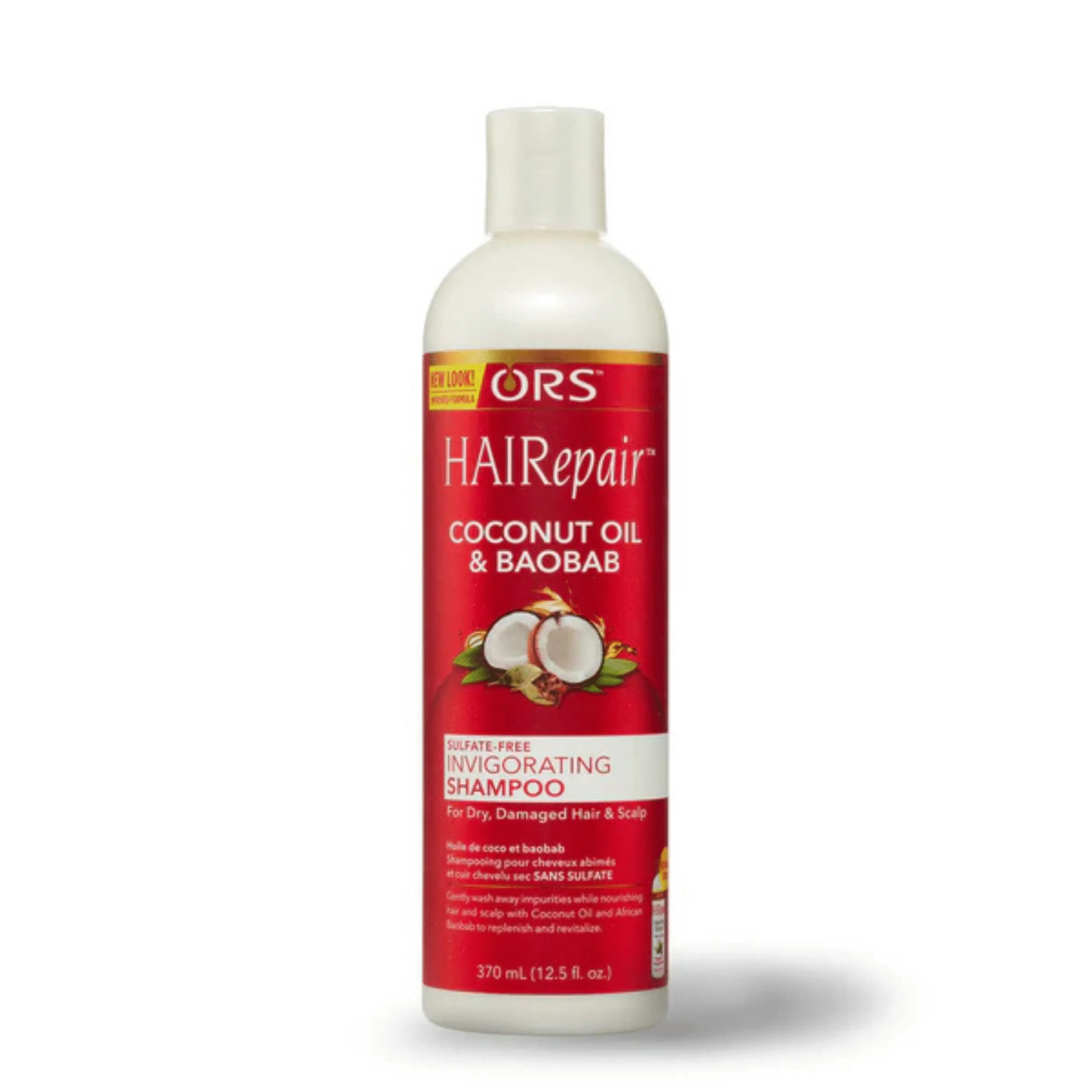 ORS HAIRepair Coconut Oil & Baobab Sulfate-Free Invigorating Shampoo 12.5oz